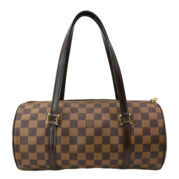 LOUIS VUITTON Papillon Damier Ebene Shoulder Bag Brown