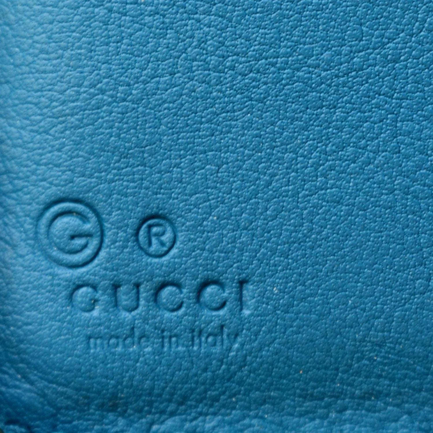 gucci wallet blue