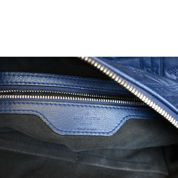 LOUIS VUITTON Antheia Ixia MM Leather Shoulder Bag Blue