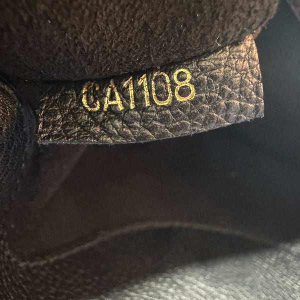 LOUIS VUITTON Pallas BB Monogram Canvas Shoulder Bag Black