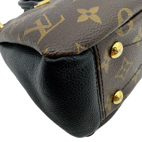 LOUIS VUITTON Pallas BB Monogram Canvas Shoulder Bag Black