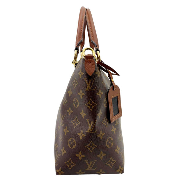 LOUIS VUITTON V MM Monogram Canvas Tote Bag Black
