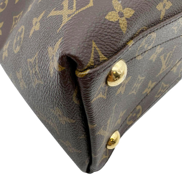 LOUIS VUITTON V MM Monogram Canvas Tote Bag Black