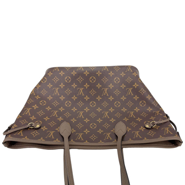 LOUIS VUITTON Neverfull MM Inside Out Monogram Canvas Tote Bag Brown
