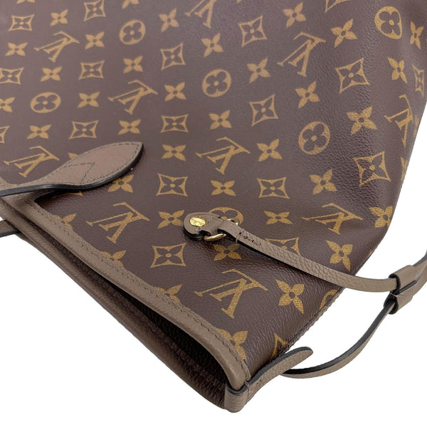 LOUIS VUITTON Neverfull MM Inside Out Monogram Canvas Tote Bag Brown