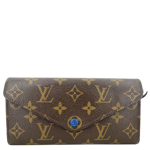 LOUIS VUITTON Josephine Monogram Canvas Wallet Brown