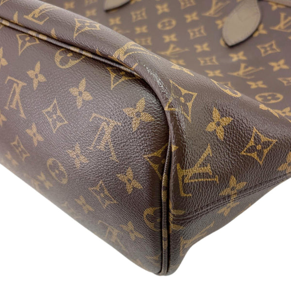 LOUIS VUITTON Neverfull MM Inside Out Monogram Canvas Tote Bag Brown