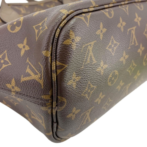 LOUIS VUITTON Neverfull MM Inside Out Monogram Canvas Tote Bag Brown