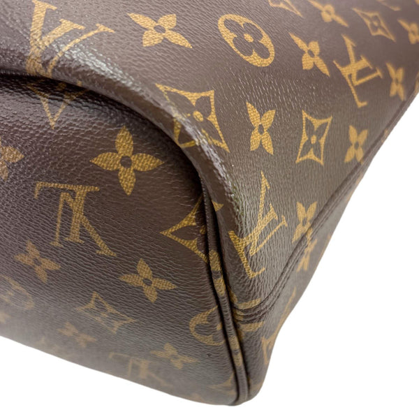 LOUIS VUITTON Neverfull MM Inside Out Monogram Canvas Tote Bag Brown