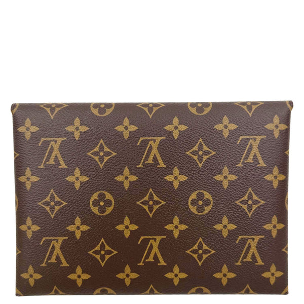 LOUIS VUITTON Kirigami Pochette Large Monogram Canvas Clutch Rose Ballerine