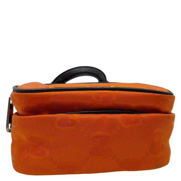 GUCCI Off The Grid Nylon Monogram Shoulder Bag Orange 625850