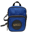 GUCCI Off The Grid Mini GG Nylon Crossbody Bag Blue 643882