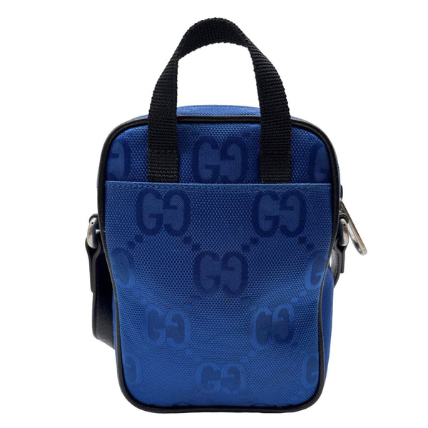 GUCCI Off The Grid Mini GG Nylon Crossbody Bag Blue 643882