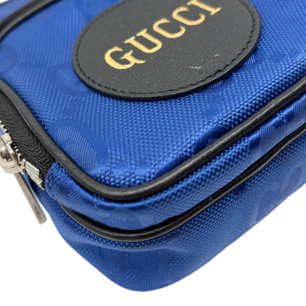 GUCCI Off The Grid Mini GG Nylon Crossbody Bag Blue 643882