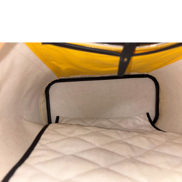 GOYARD Alpin MM Canvas Leather Backpack Bag Black