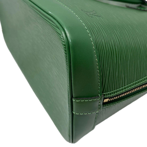 LOUIS VUITTON Alma PM Epi Leather Satchel Bag Green