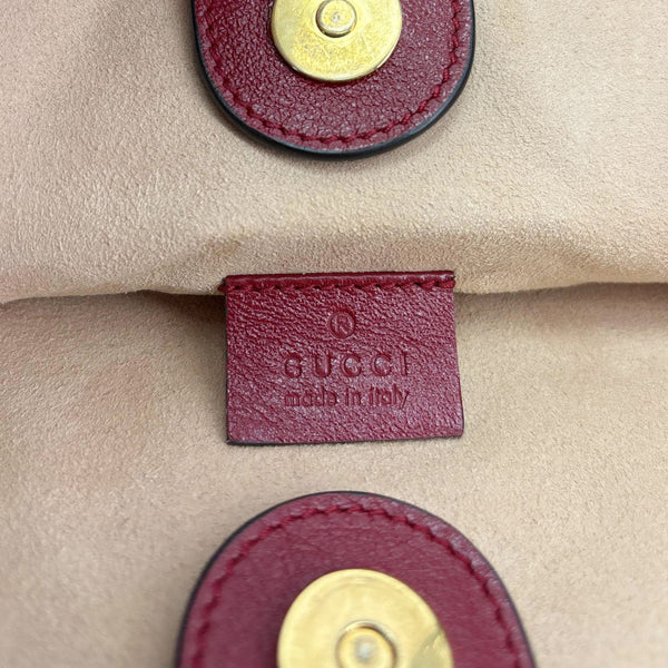 GUCCI Rajah Large GG Tweed Chain Tote Bag White 537219
