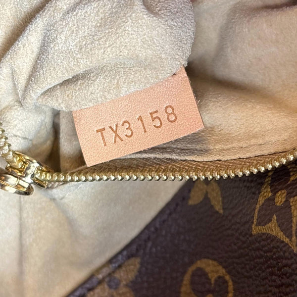 LOUIS VUITTON Artsy MM Monogram Canvas Hobo Shoulder Bag Brown