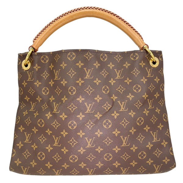 LOUIS VUITTON Artsy MM Monogram Canvas Hobo Shoulder Bag Brown