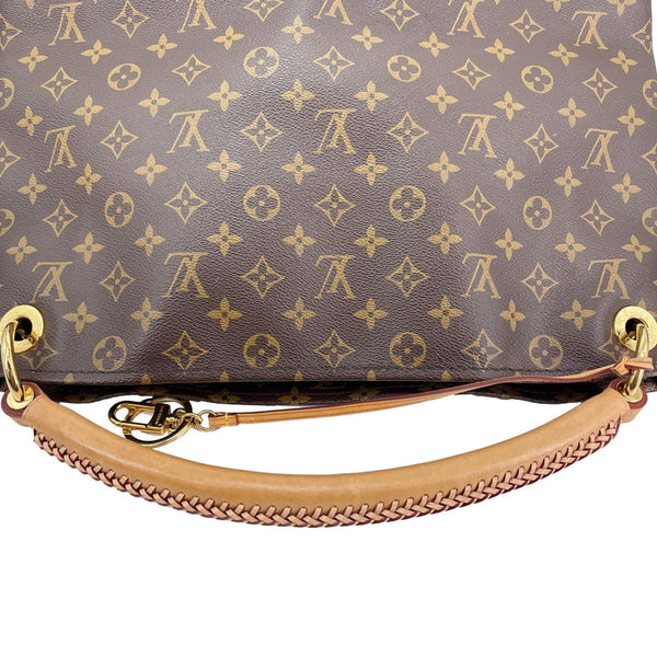 LOUIS VUITTON Artsy MM Monogram Canvas Hobo Shoulder Bag Brown