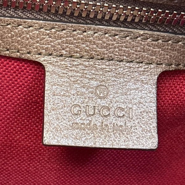 GUCCI GG Supreme Monogram Canvas Shoulder Bag Beige 626363
