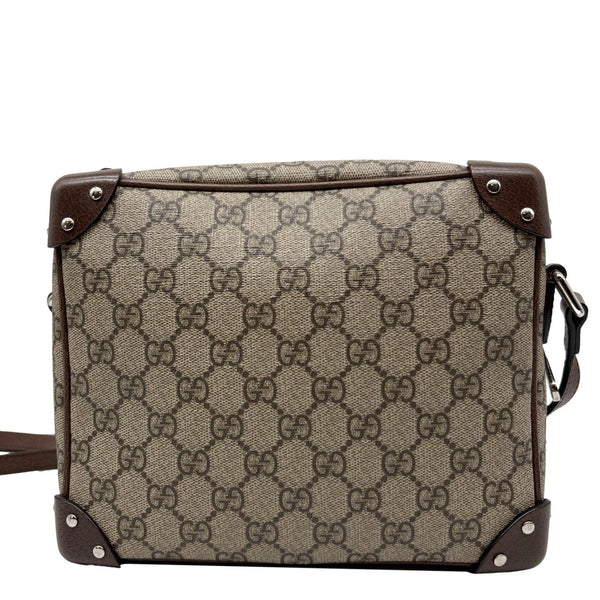GUCCI GG Supreme Monogram Canvas Shoulder Bag Beige 626363