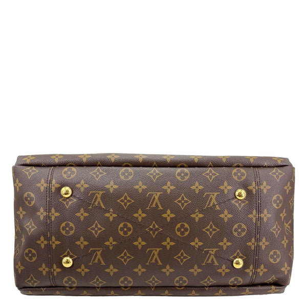 LOUIS VUITTON Artsy MM Monogram Canvas Hobo Shoulder Bag Brown
