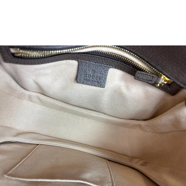 GUCCI Ophidia Small GG Supreme Canvas Crossbody Bag Beige 601044