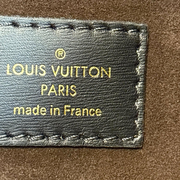 LOUIS VUITTON W PM Tuffetage Monogram Leather Satchel Bag Red
