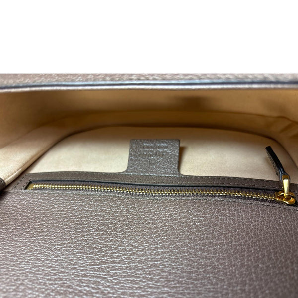 GUCCI Ophidia Small GG Supreme Canvas Crossbody Bag Beige 601044