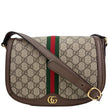 GUCCI Ophidia Small GG Supreme Canvas Crossbody Bag Beige 601044
