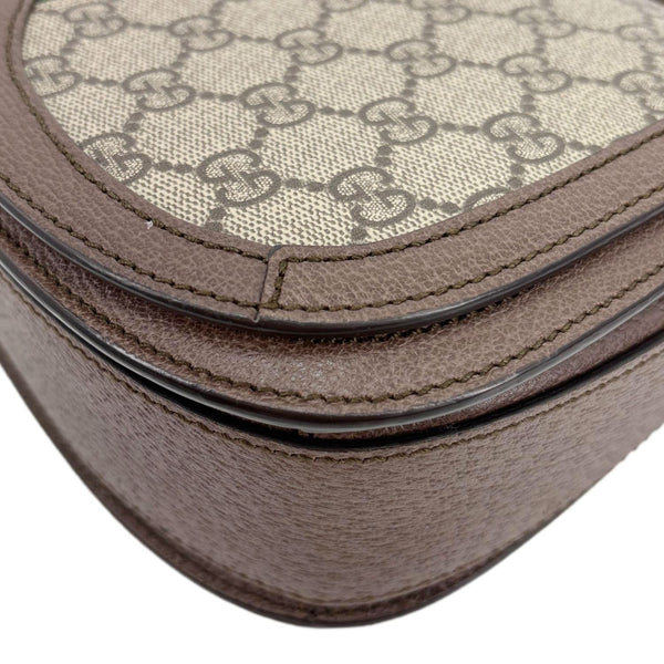 GUCCI Ophidia Small GG Supreme Canvas Crossbody Bag Beige 601044