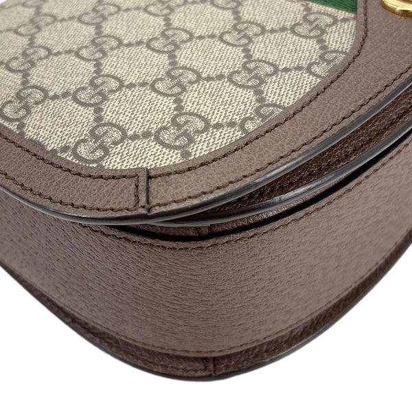 GUCCI Ophidia Small GG Supreme Canvas Crossbody Bag Beige 601044