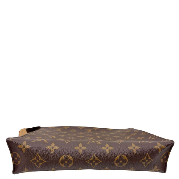 LOUIS VUITTON Toiletry Pouch 26 Monogram Canvas Clutch Brown