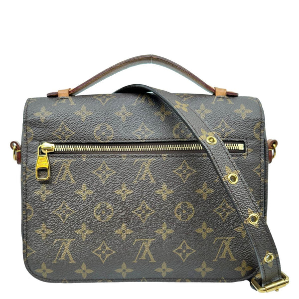 LOUIS VUITTON Metis Pochette Monogram Canvas Crossbody Bag Brown