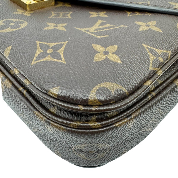 LOUIS VUITTON Metis Pochette Monogram Canvas Crossbody Bag Brown