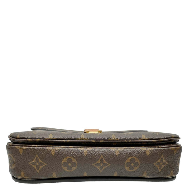 LOUIS VUITTON Metis Pochette Monogram Canvas Crossbody Bag Brown