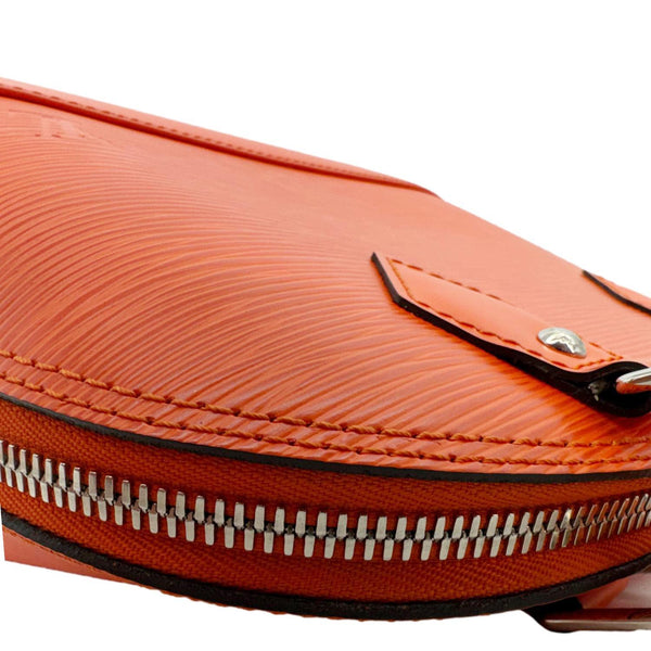 LOUIS VUITTON Alma BB  Epi Leather Crossbody Bag Orange