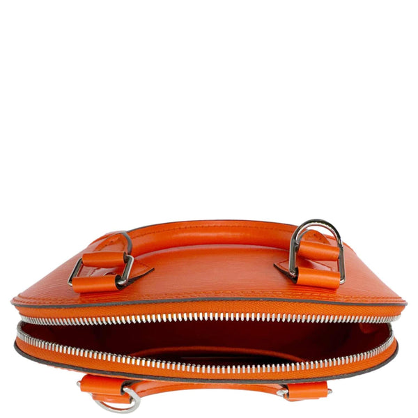 LOUIS VUITTON Alma BB  Epi Leather Crossbody Bag Orange