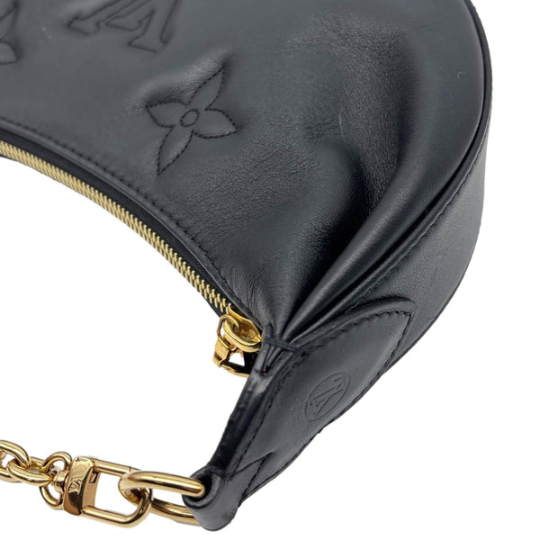 LOUIS VUITTON Over The Moon Bubblegram Calfskin Leather Crossbody Bag Black