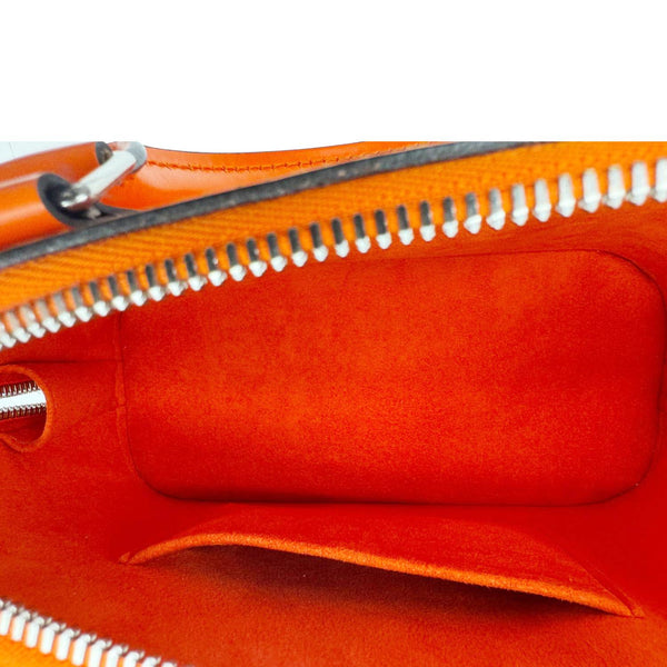 LOUIS VUITTON Alma BB  Epi Leather Crossbody Bag Orange