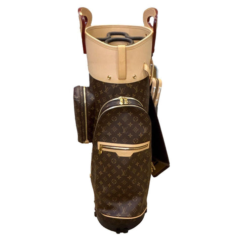 LOUIS VUITTON Monogram Canvas Golf Bag Brown