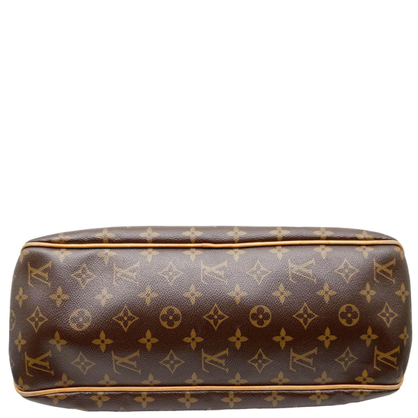 LOUIS VUITTON Delightful MM Monogram Canvas Hobo Shoulder Bag Brown