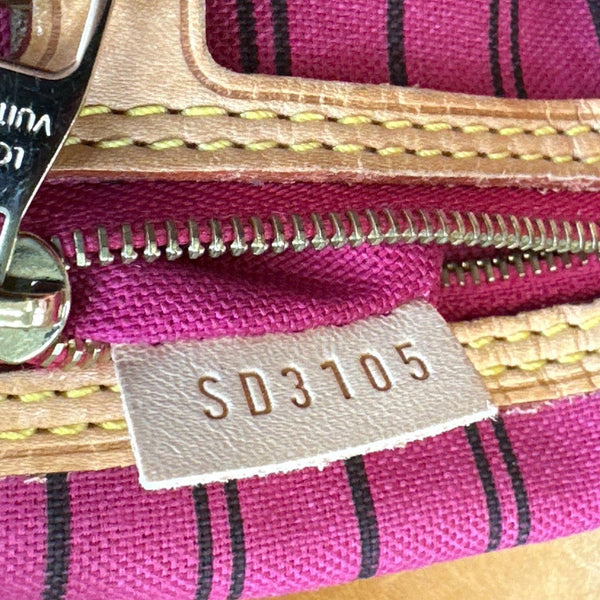 LOUIS VUITTON Delightful MM Monogram Canvas Hobo Shoulder Bag Brown