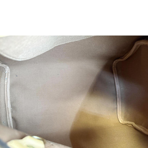 LOUIS VUITTON  Speedy 30 Monogram Roses Canvas Satchel Bag Brown