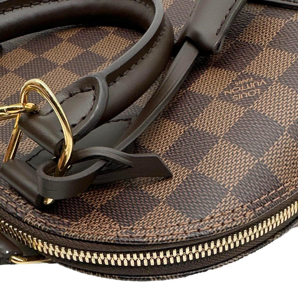 LOUIS VUITTON Alma BB Damier Ebene Crossbody Bag Brown