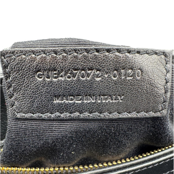 YVES SAINT LAURENT Loulou Toy Calfskin Leather Crossbody Bag Black