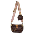 LOUIS VUITTON Multi Pochette Accessoires Monogram Canvas Shoulder Bag Pink