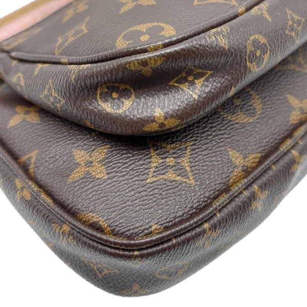 LOUIS VUITTON Multi Pochette Accessoires Monogram Canvas Shoulder Bag Pink