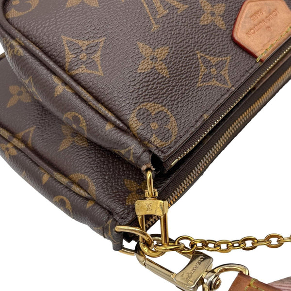 LOUIS VUITTON Multi Pochette Accessoires Monogram Canvas Shoulder Bag Pink